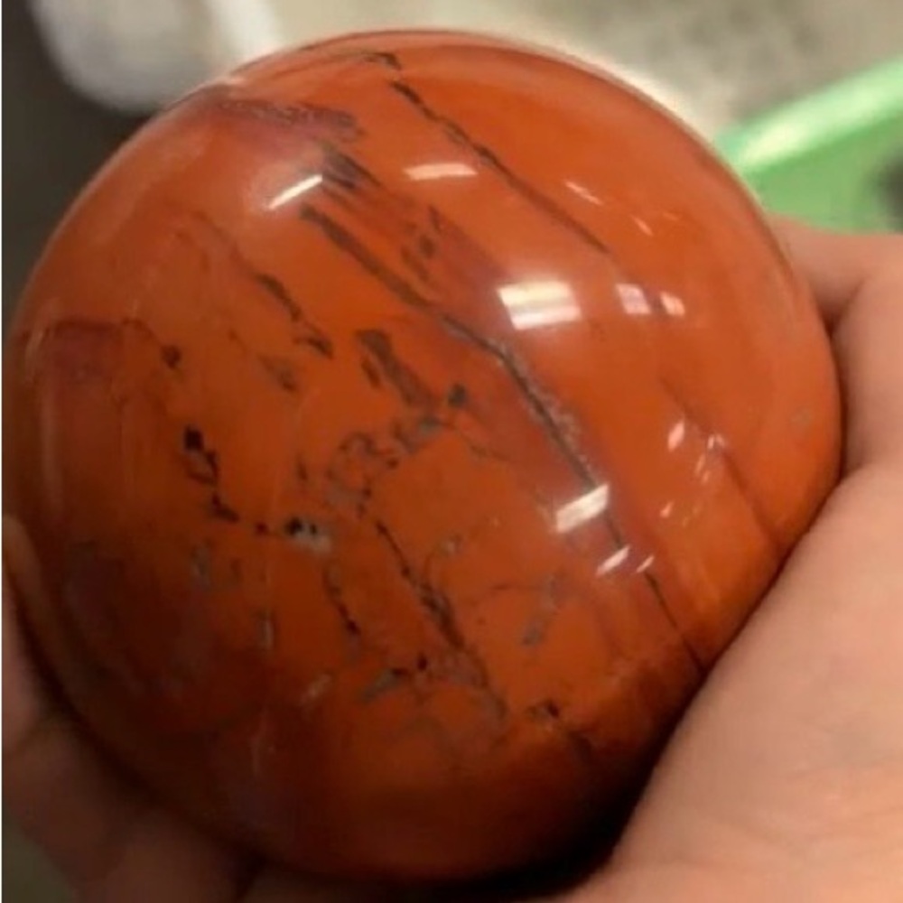 Red Jasper Sphere over 30oz